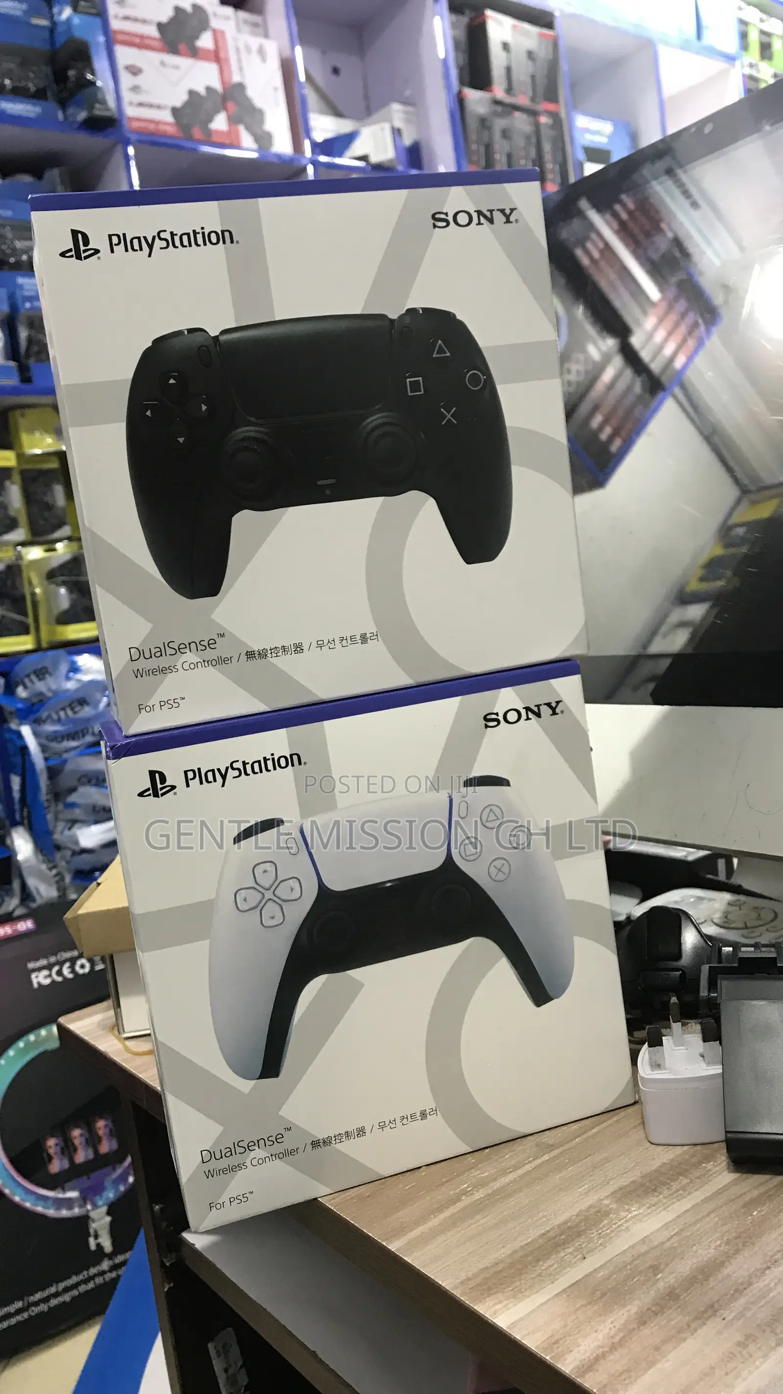 PS5 Game Pad (Black White)