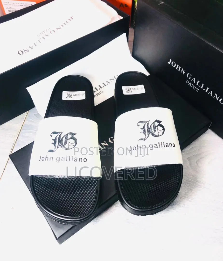 John Galliano Unisex Slides/Slippers