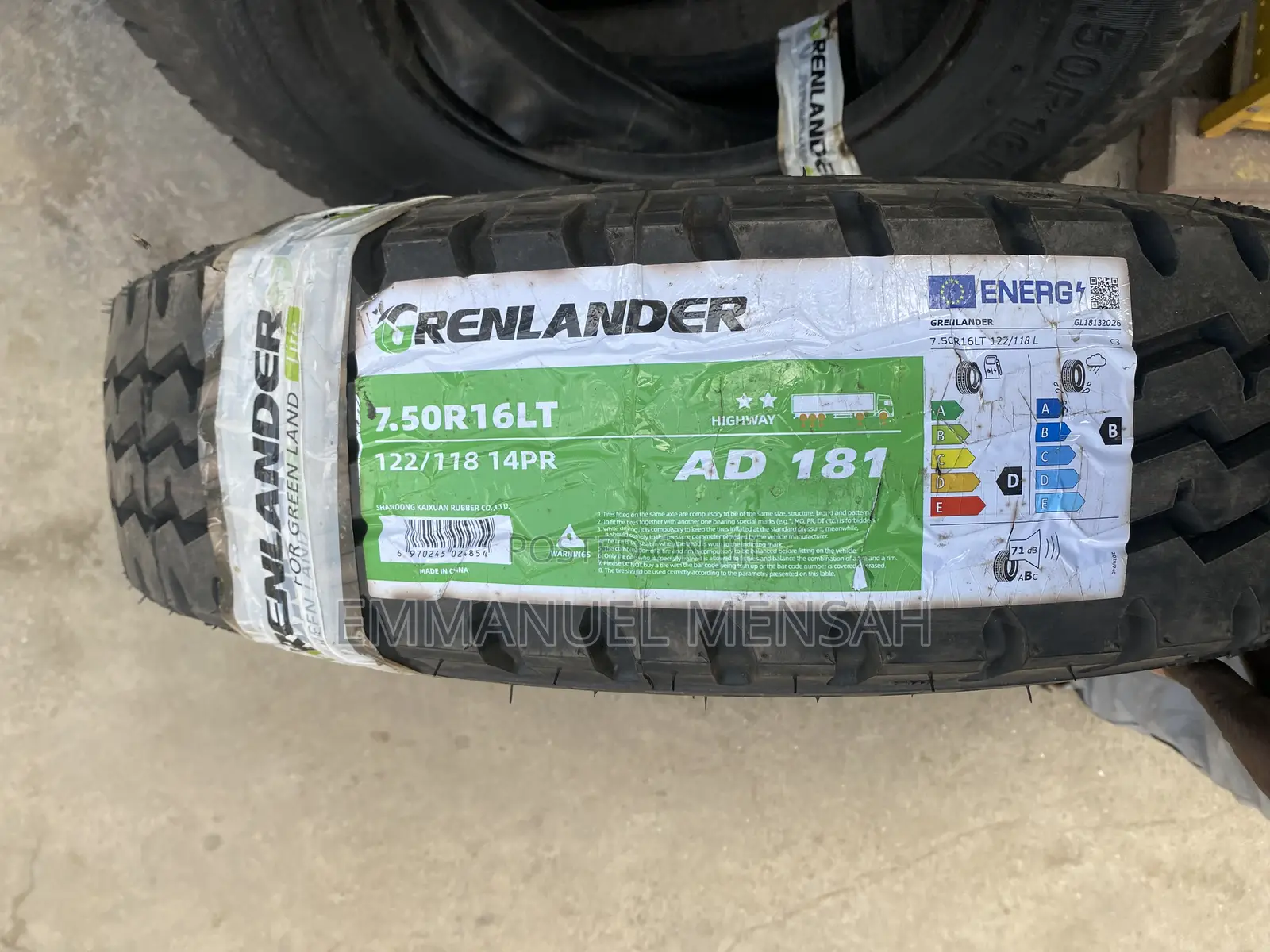 7.50R16LT Grenlander AD 181 Tire