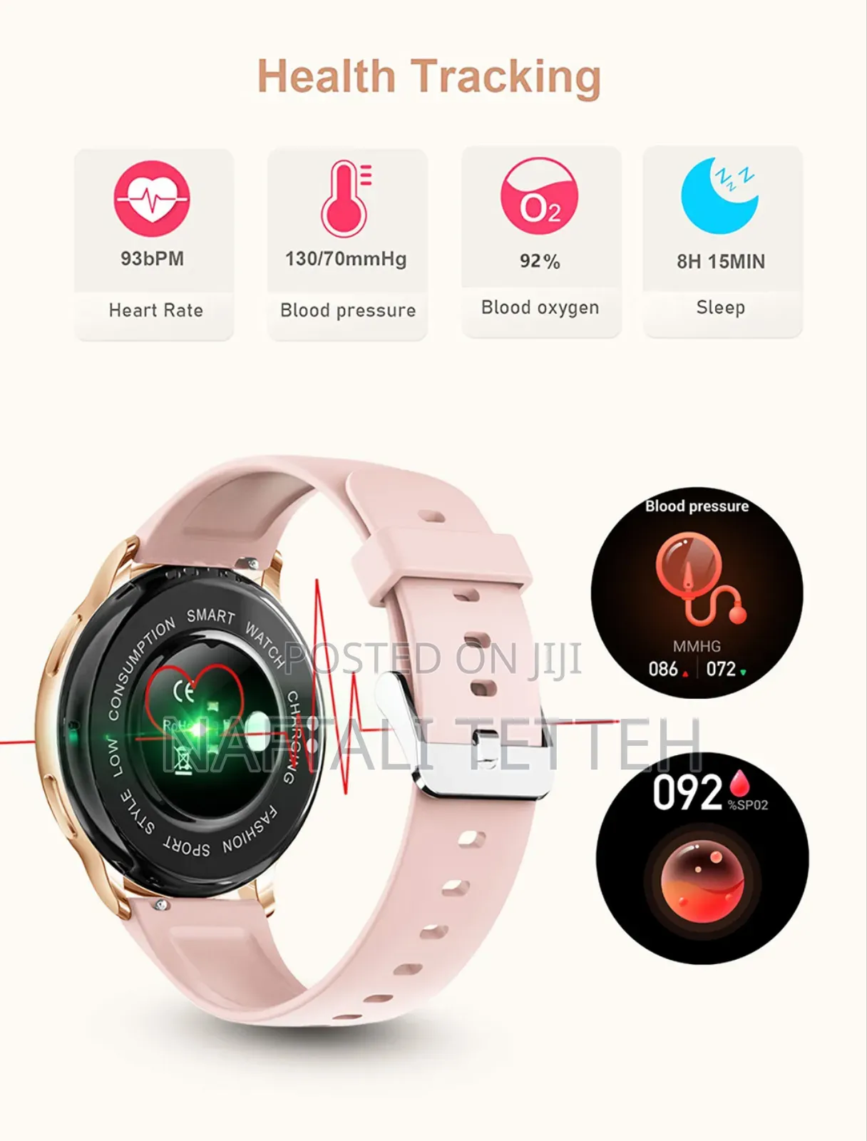 Mevaden Y22 Ladies Bluetooth Smartwatch