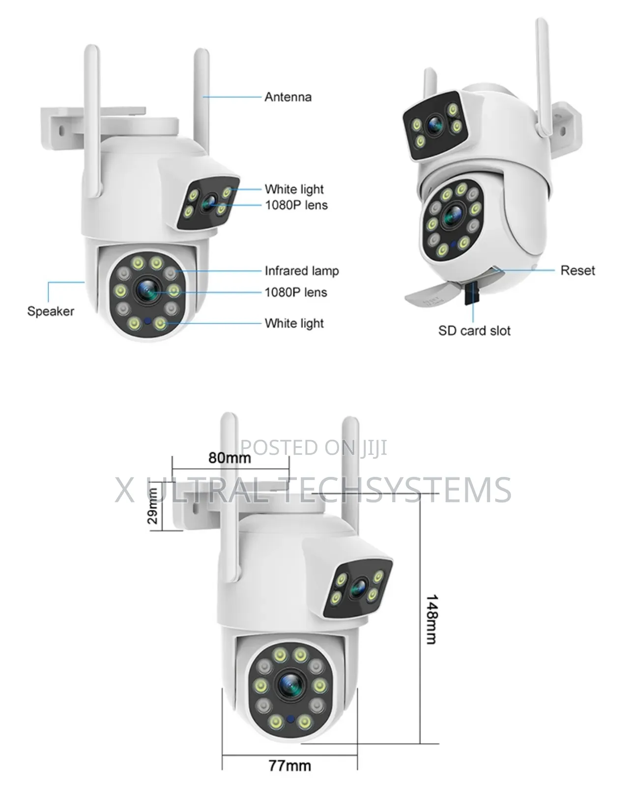 Wifi Smart Mini PTZ Ip Camera