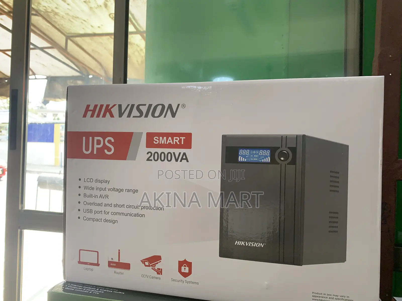 Hikvision Ups 2000va 2kva Ups LCD Display Avr