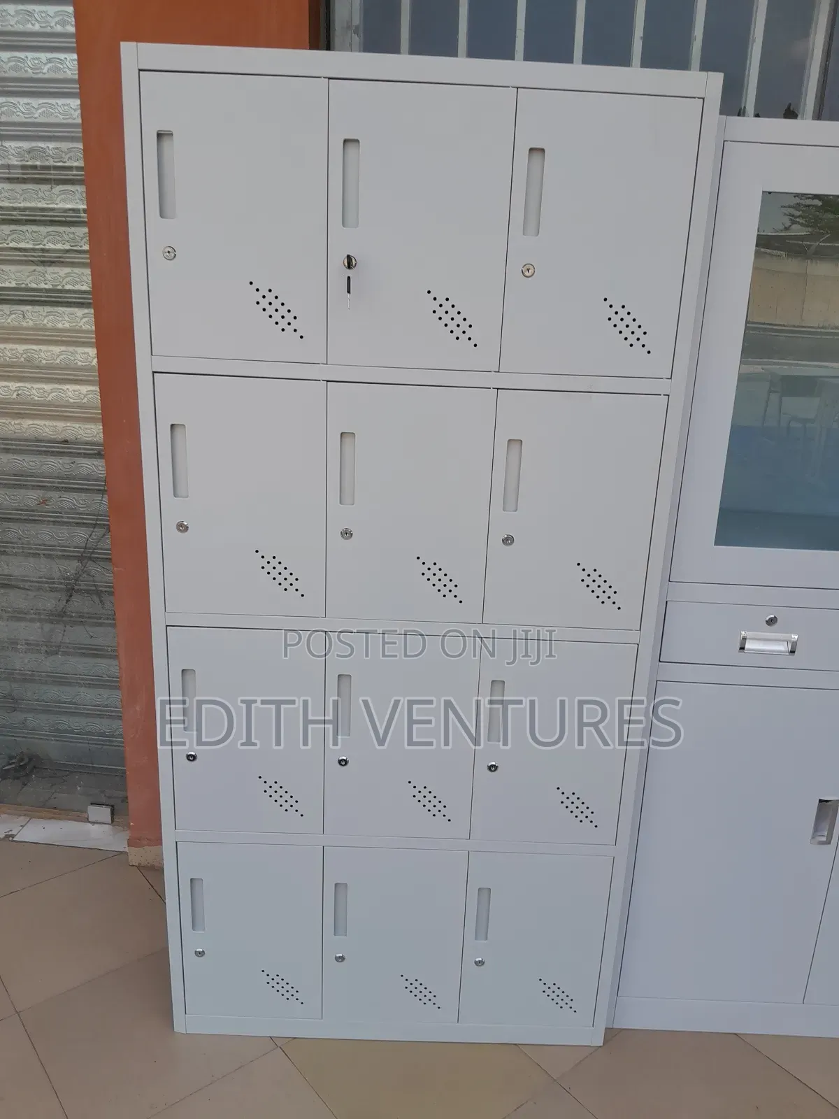 Twelve Compactment Metal Cabinet