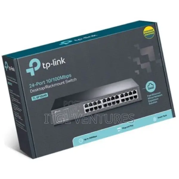 Tp-Link 24-Port 10/100mbps Desktop/Rackmount Switch