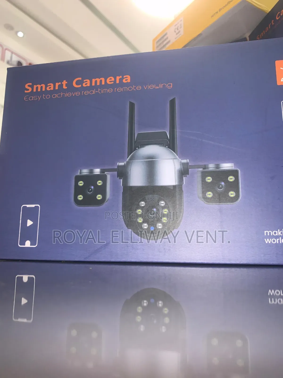 Three Lens With Audio Camera
