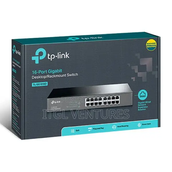 Tp-Link Tl-Sg1016d 16-Port Gigabit Switch