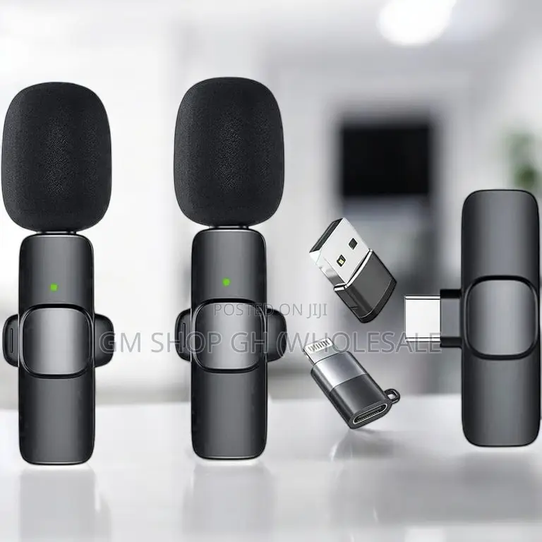 2 in 1 Wireless Microphone for Android and iPhone