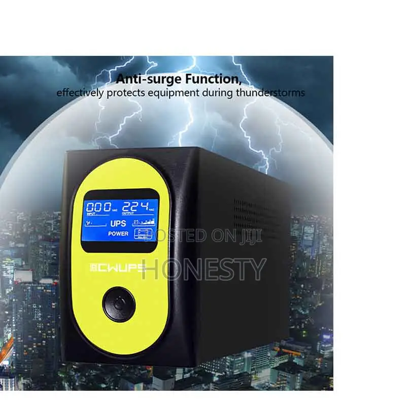 CWUPS 3000va Uninterruptible Power Supply Ups for Computer