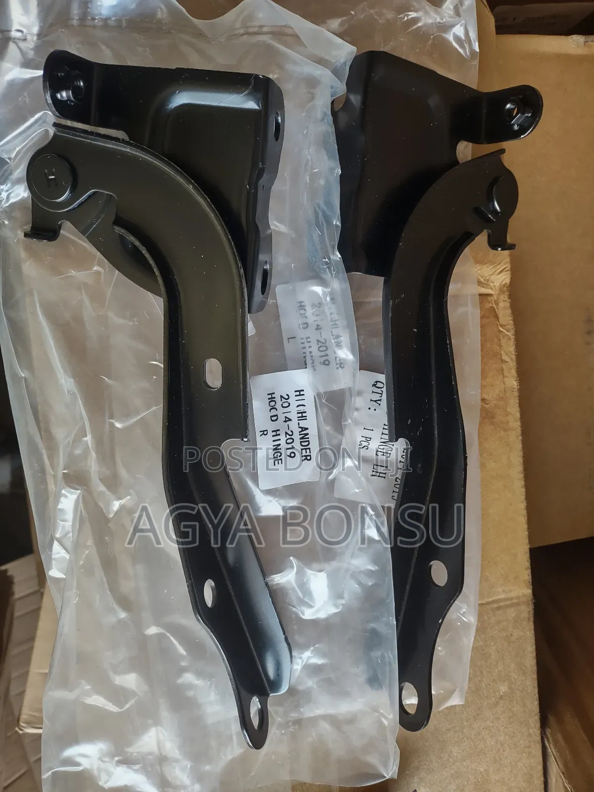 2014 15 2019 Toyota Highlander Bonnet Hood Hinges