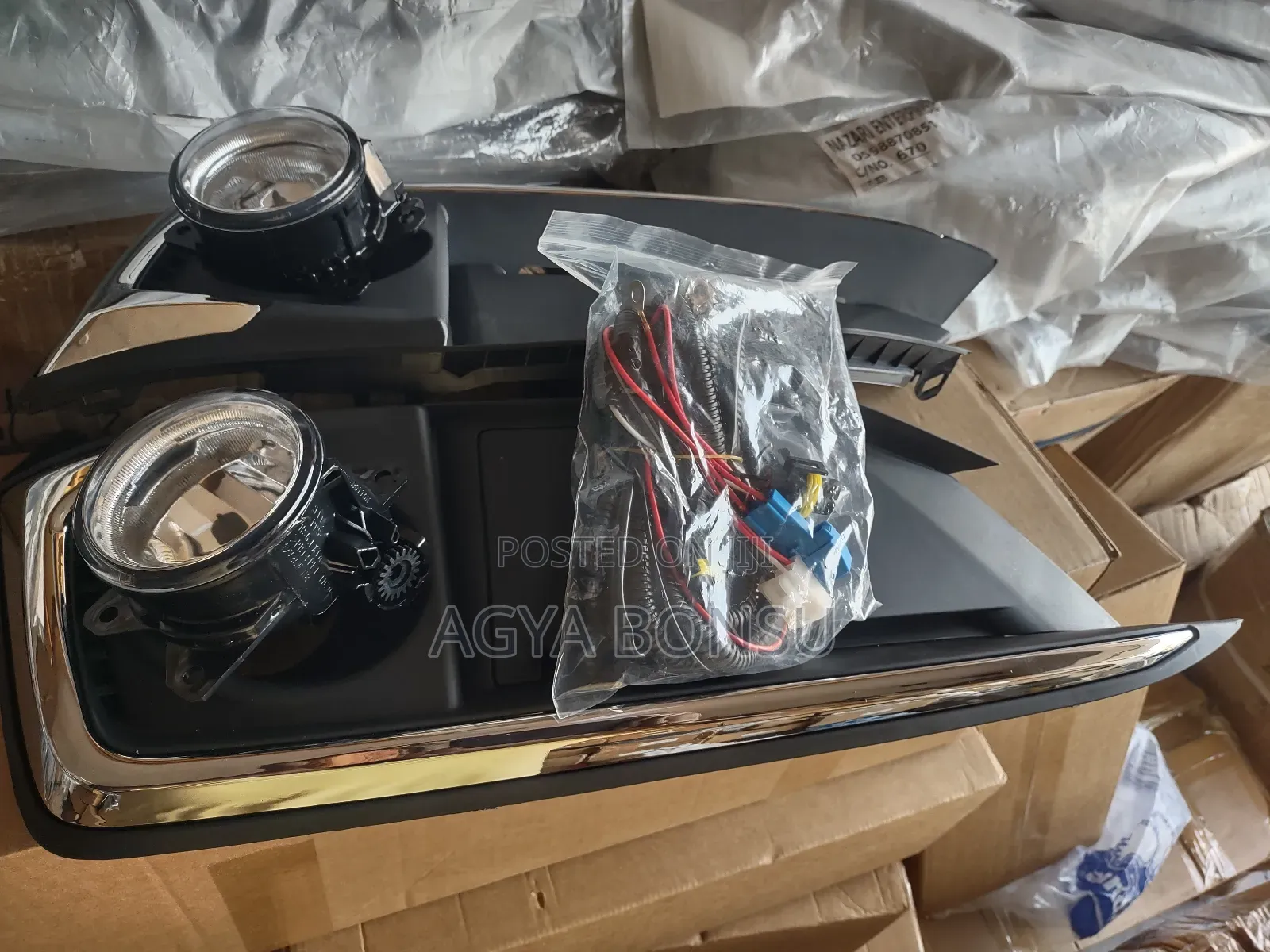 2019 2020 2021 Honda Civic Fog Light Lamp Cover Complete Set