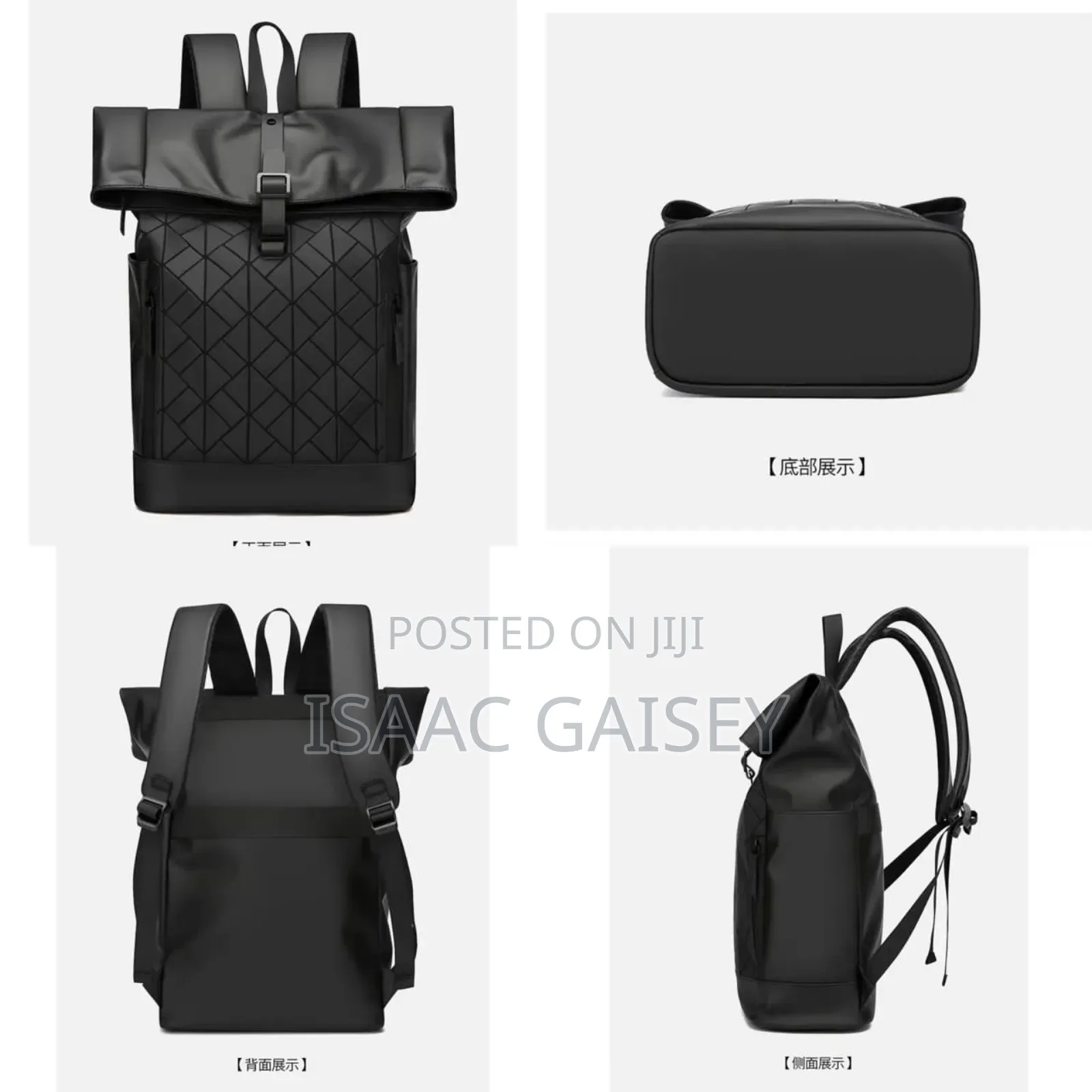 Classic Luxury Backpack in Different Views