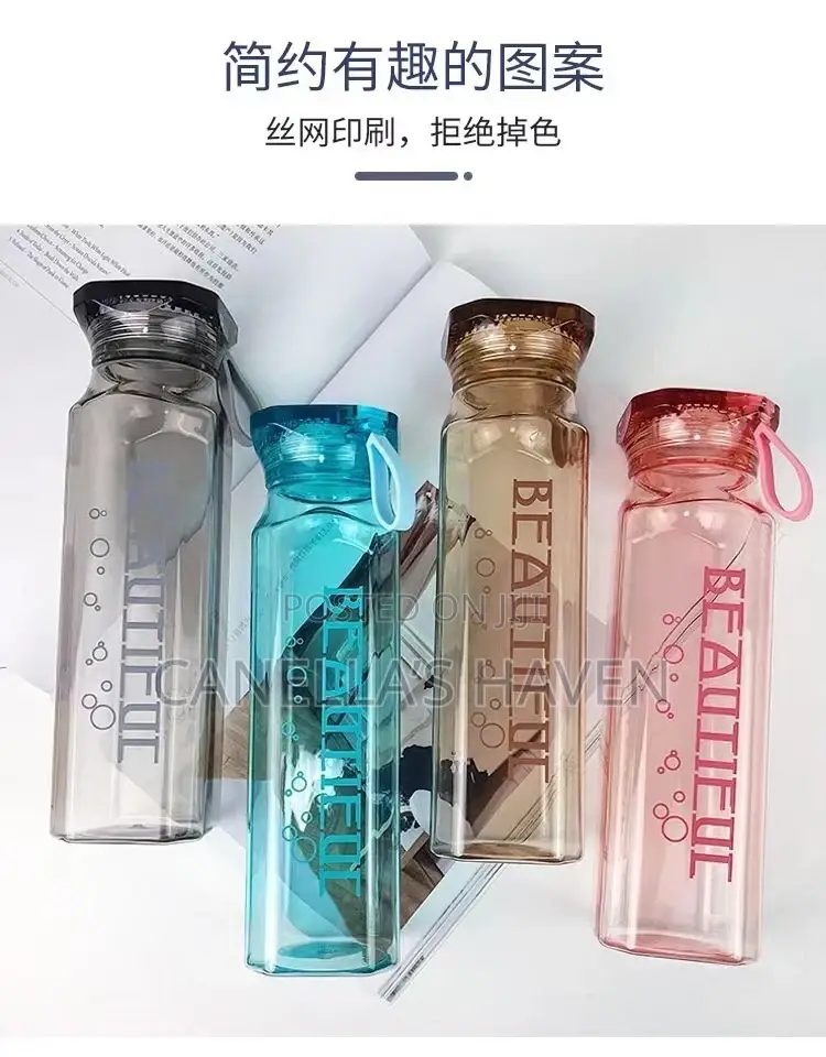 Beautiful Glass Water Bottle