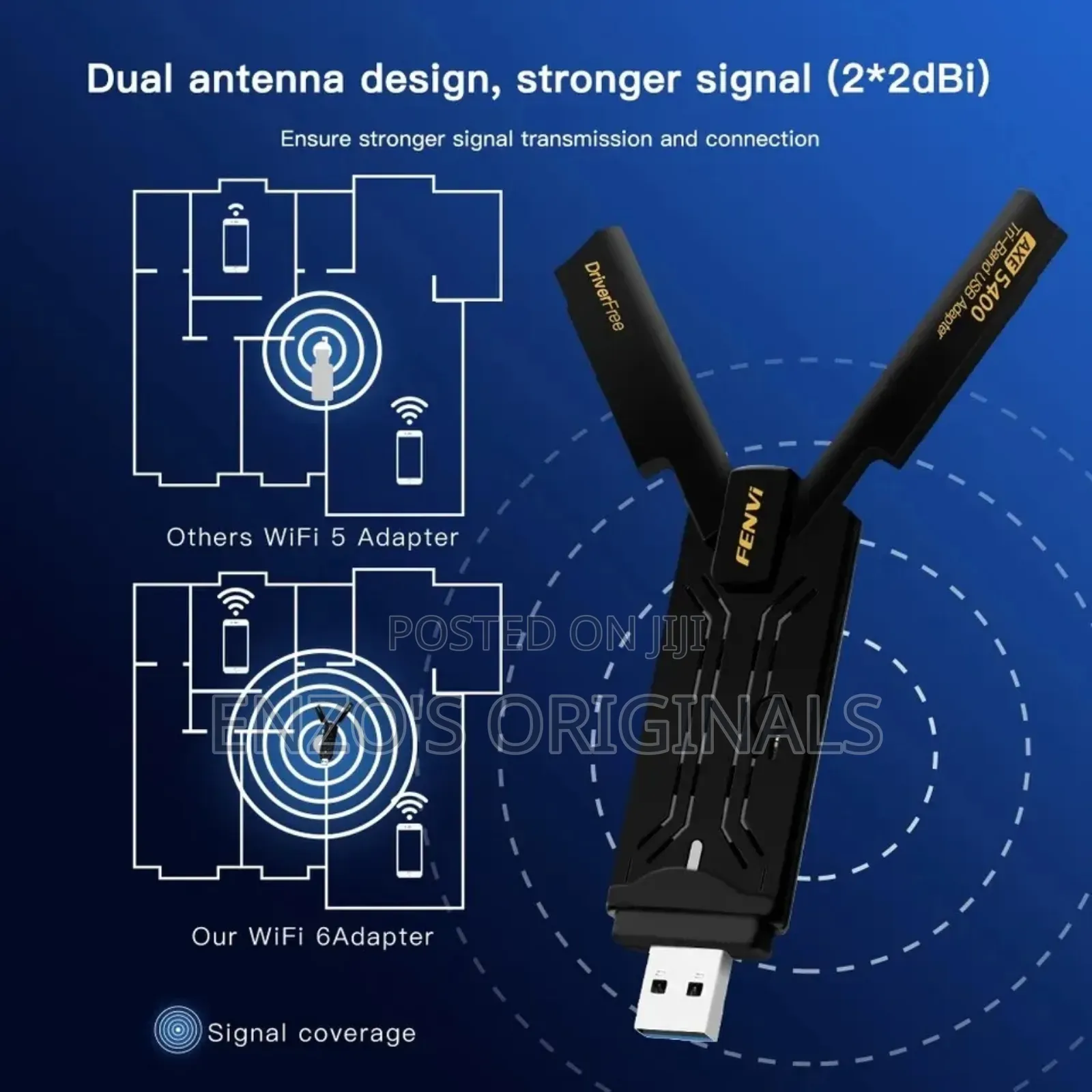 Usb Wifi 6e Adapter Axe5400 Original Fenvi Brand Wifi 6e