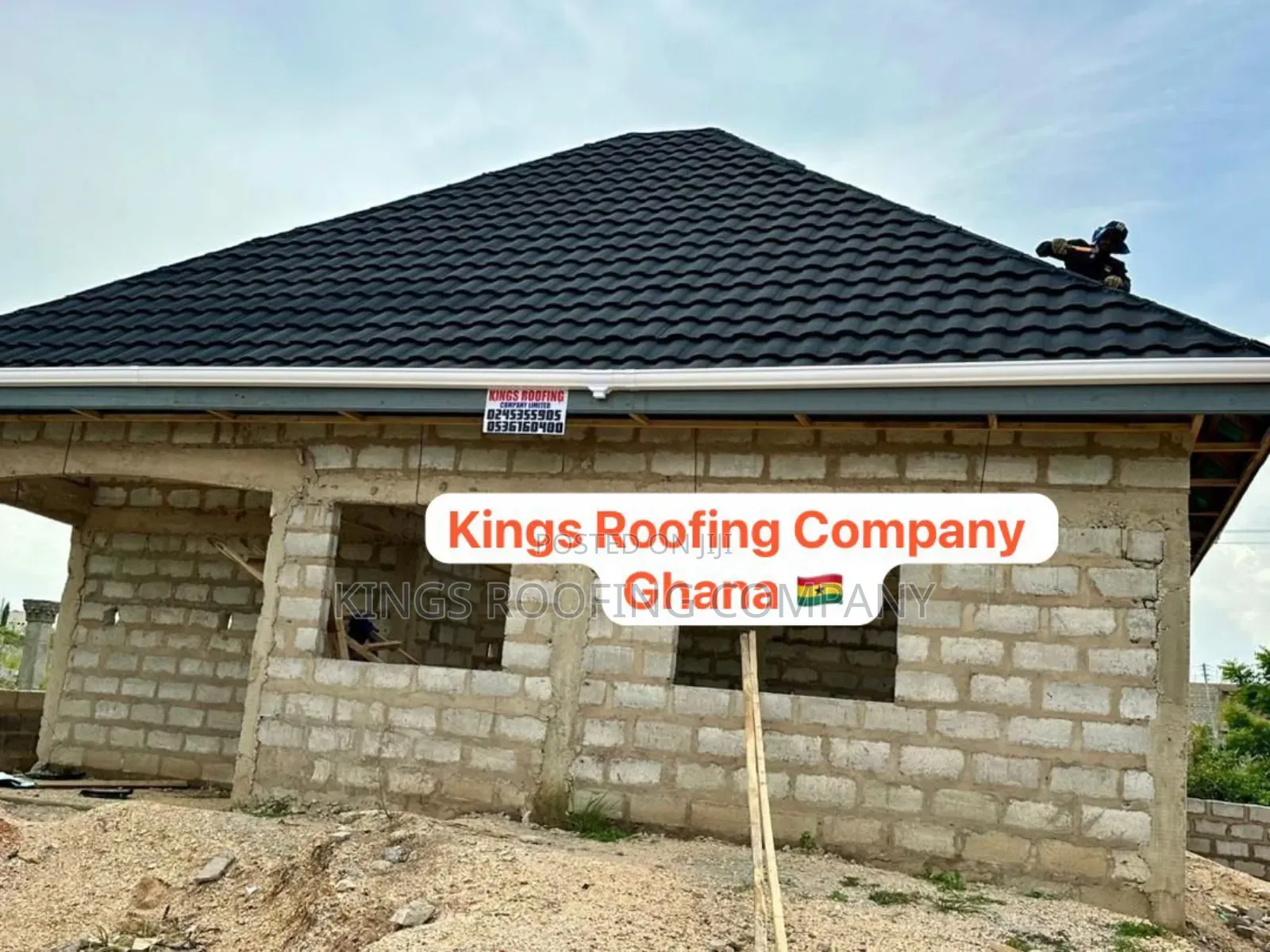 Woodwork and Alu-Zinc Roof Construction in Tamale
