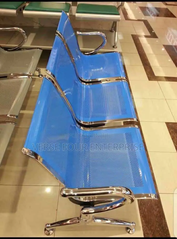 3 Seater Metallic Waiting Chairs