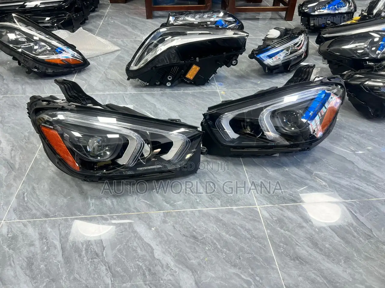 Mercedes Benz Gle Us Version Headlight Set 2021-2023