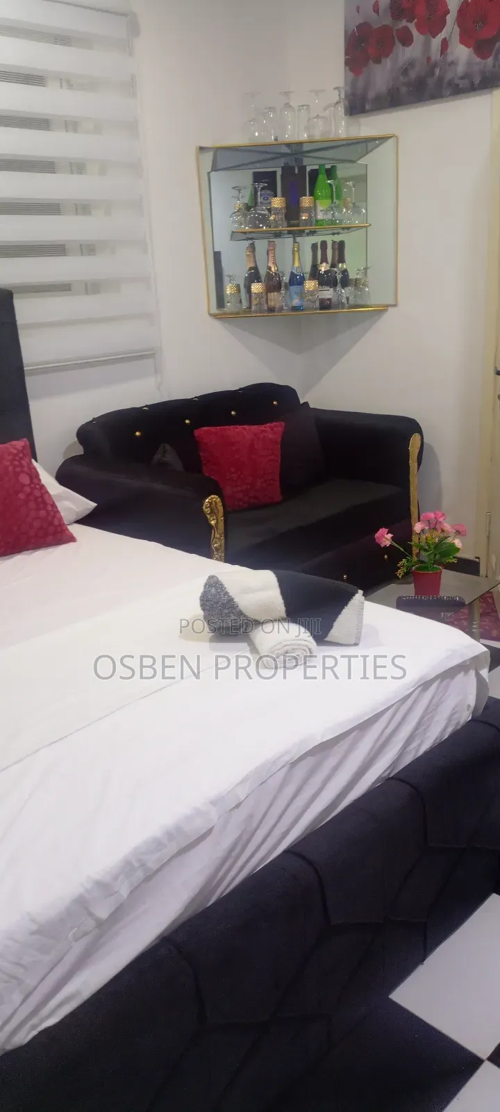 Furnished 1bdrm Apartment in Osben Properties, Spintex for rent