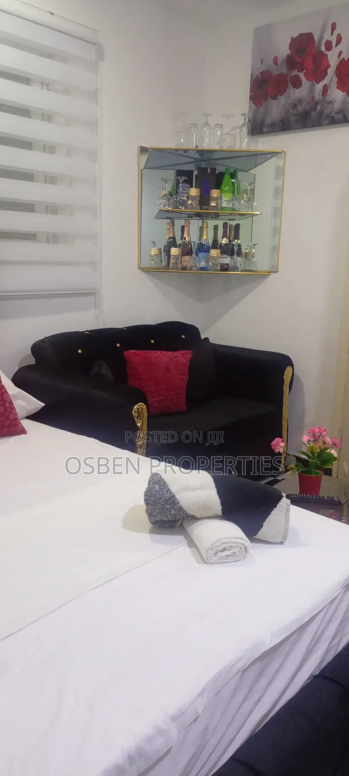 Furnished 1bdrm Apartment in Osben Properties, Spintex for rent