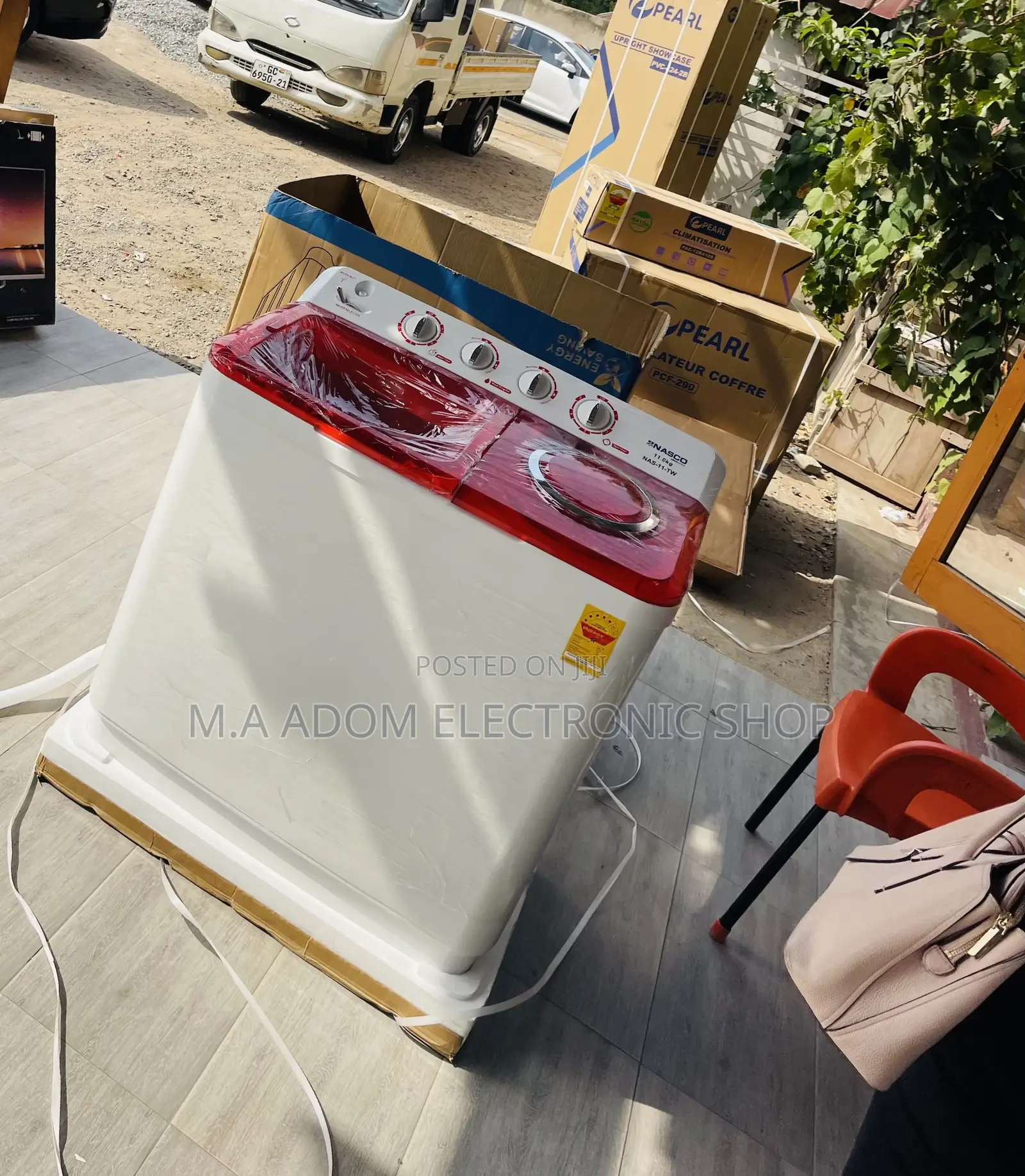 Choose Quality Nasco 11kg Twin Tub Electric Washing Machine.