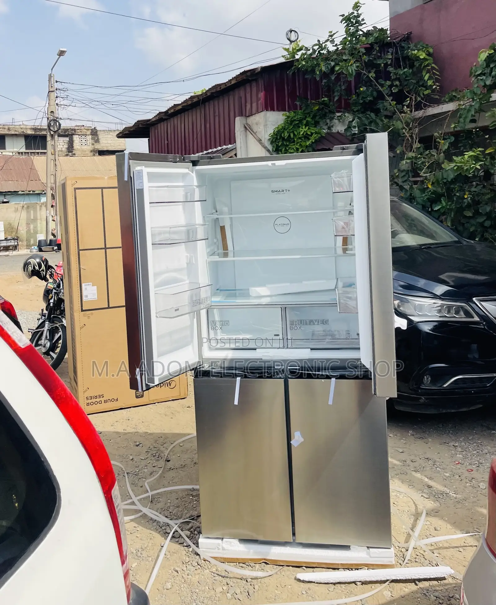 Shop Quality Midea MDRF632FGN46D 47 Side by Side Fridge.