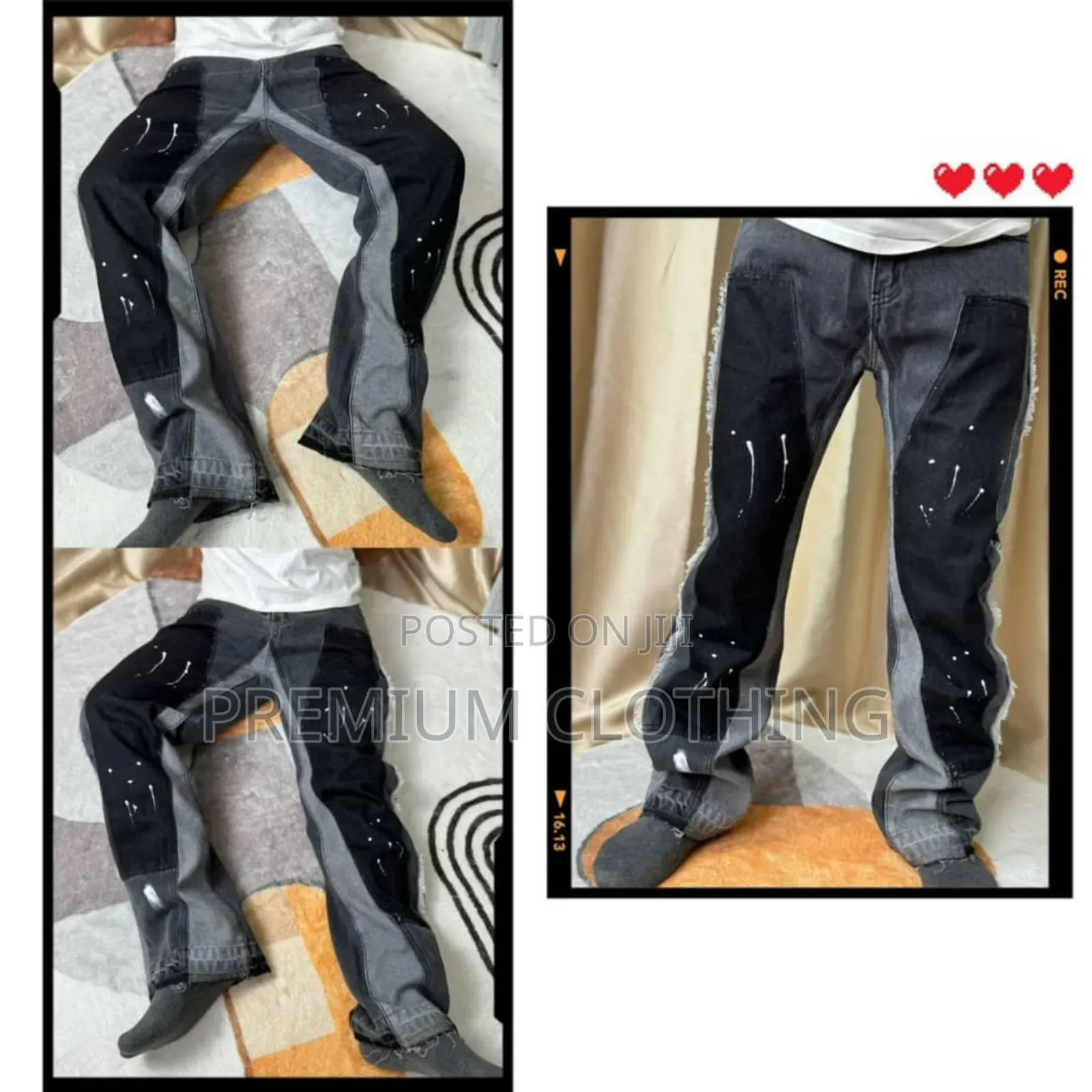 Designer Jean Trousers (Baggy) for Men
