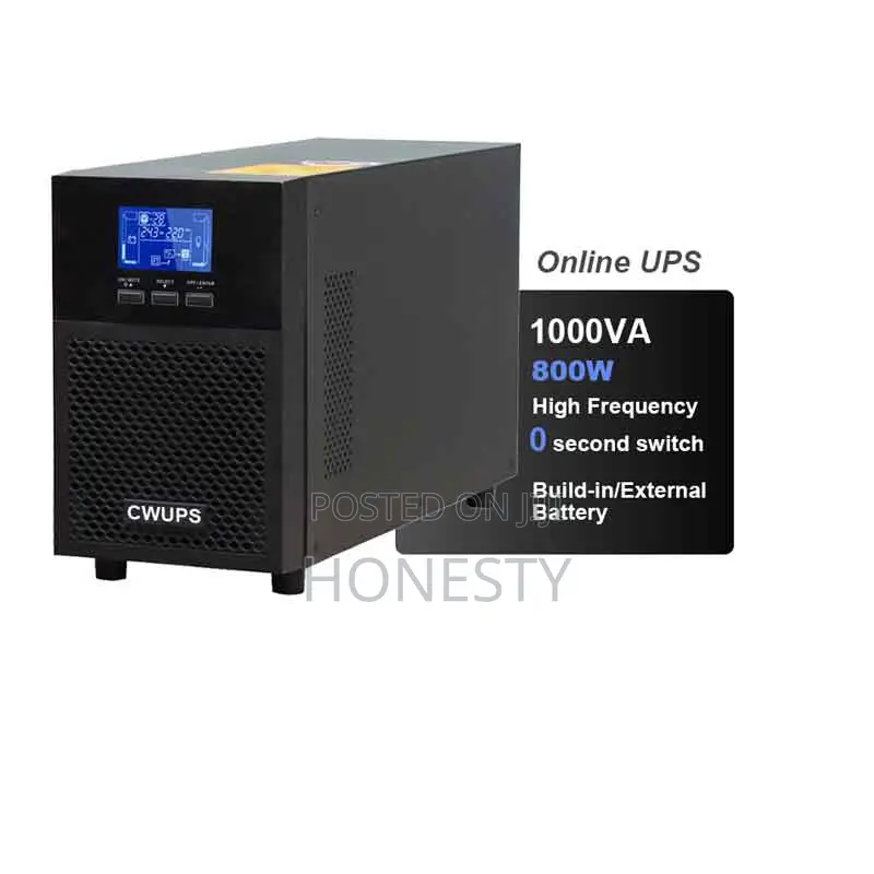 CWUPS 1kva / 1000va Online Ups Backup Power Supply for Pc