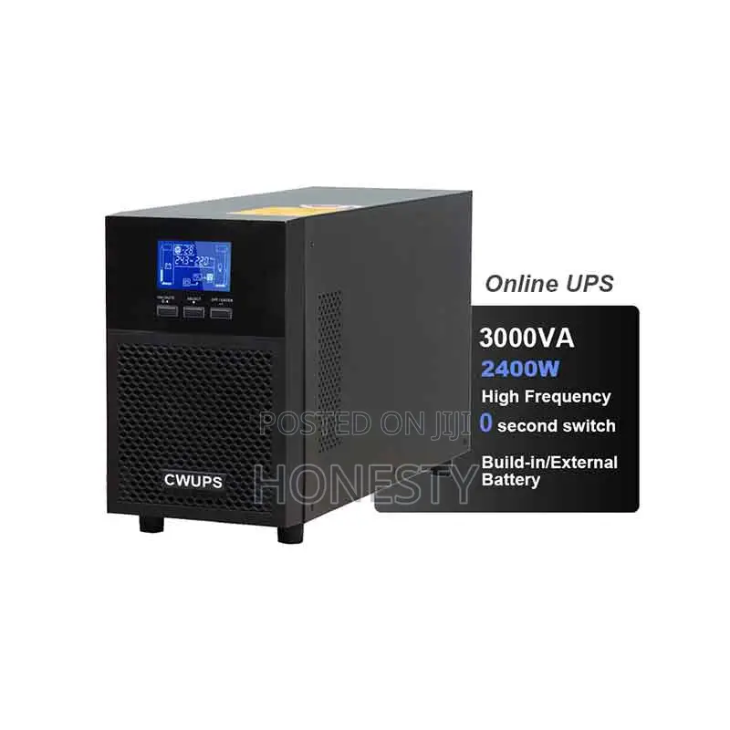 CWUPS 3kva/3000va Online Ups Backup Power Supply for Server