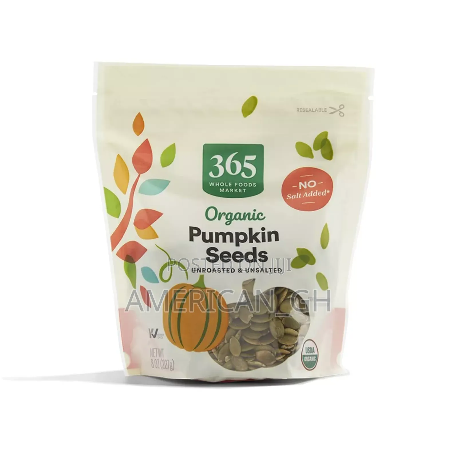 Organic Pumpkin Seeds, 227g