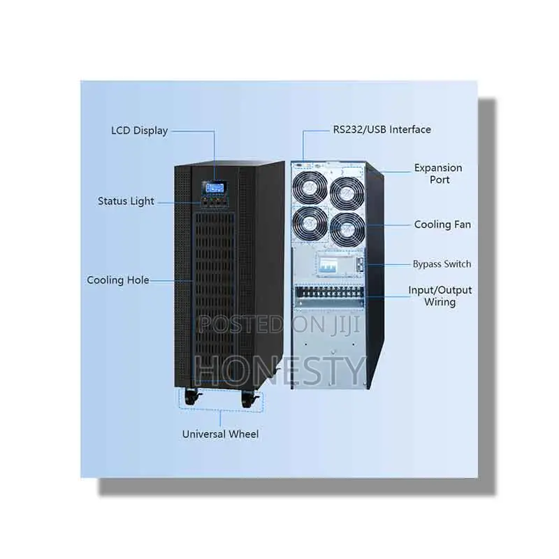 Osu 10kva/8kw Three Phase Online Ups Backup Power Supply