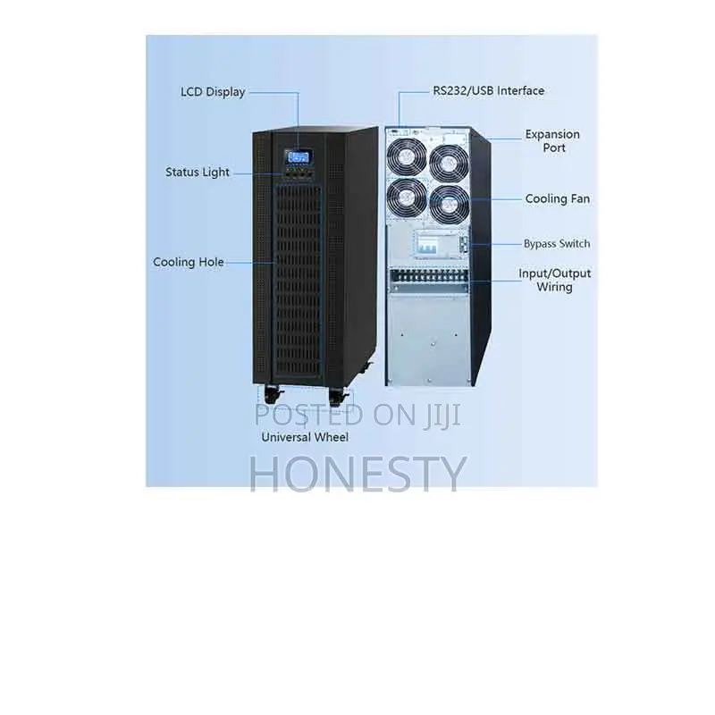 Cwups 30kva/24kw Three Phase Online Ups Backup Power Supply