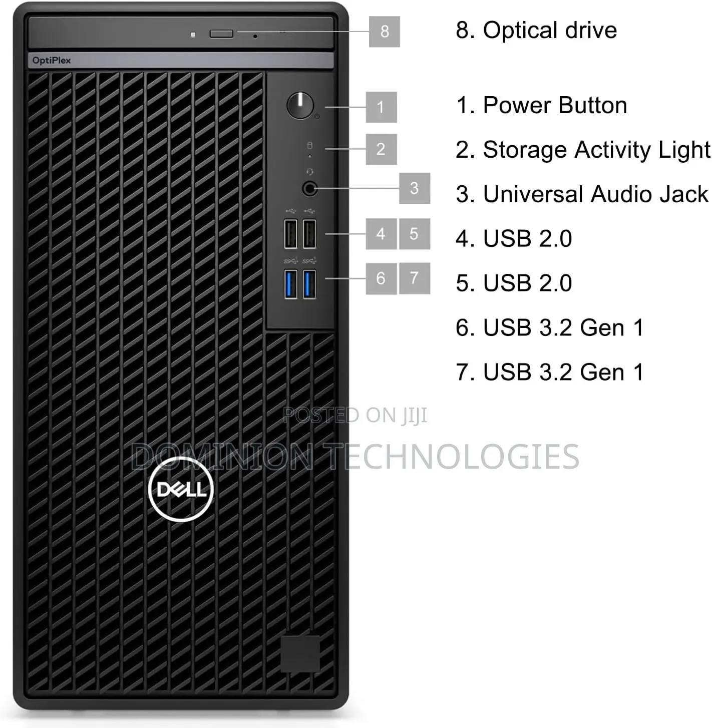 New Desktop Computer Dell OptiPlex 7010 4GB Intel Core I3 SSD 512GB