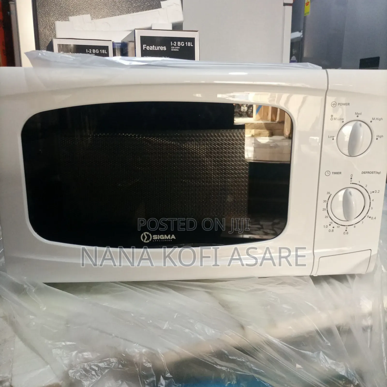 Sigma 20litres Microwave Oven White Colour