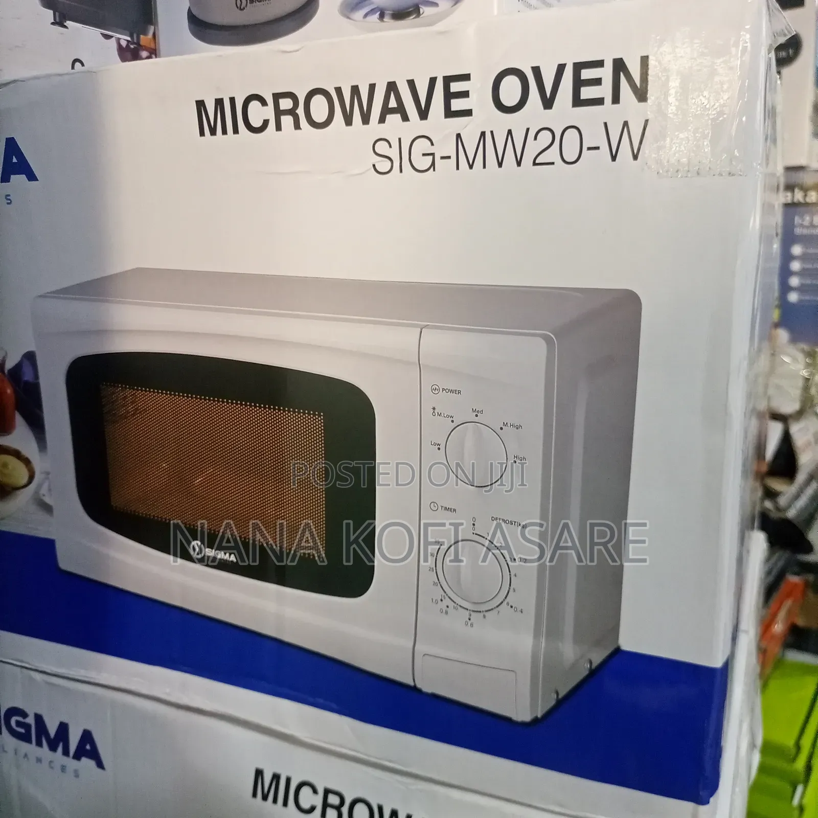 Sigma 20litres Microwave Oven White Colour