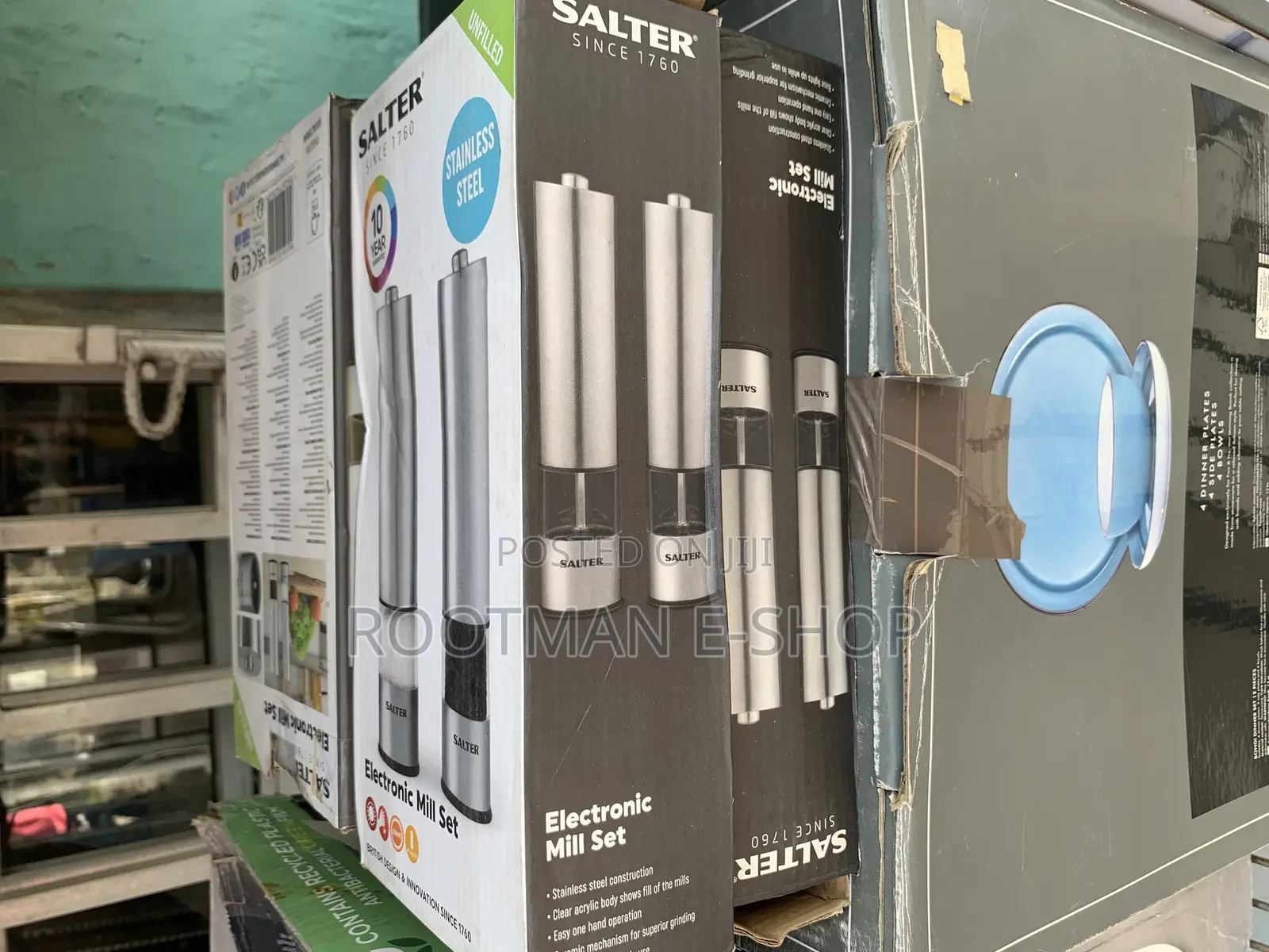 Electronic Salter Mill Set