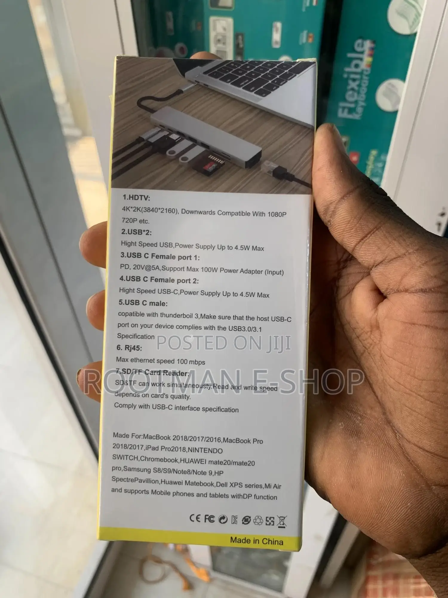 8 in 1 USB C Multifunction Adapter