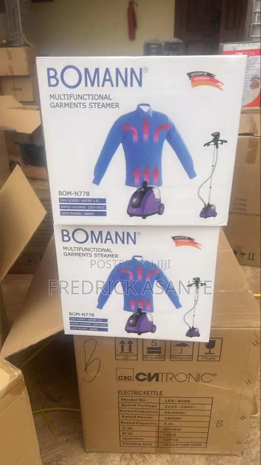 Bomann Design Iy Germany Multifunctional Garments Steamer