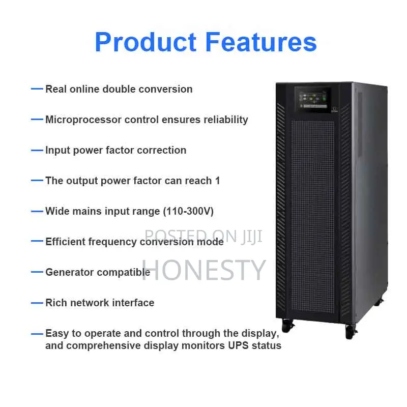 Cwups 30kva/24kw Three Phase Online Ups Backup Power Supply