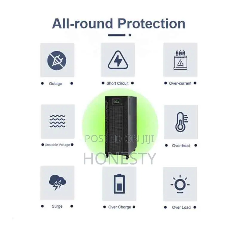 Cwups 30kva/24kw Three Phase Online Ups Backup Power Supply