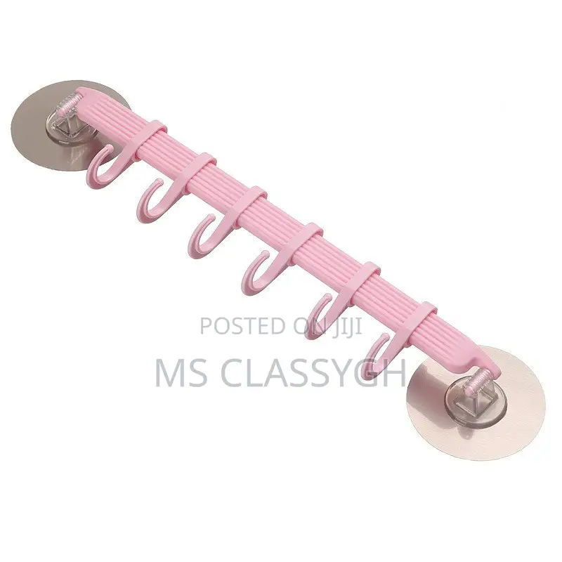Plastic Bathroom Nail-free Seamless Hanger Coat Hook Organiz