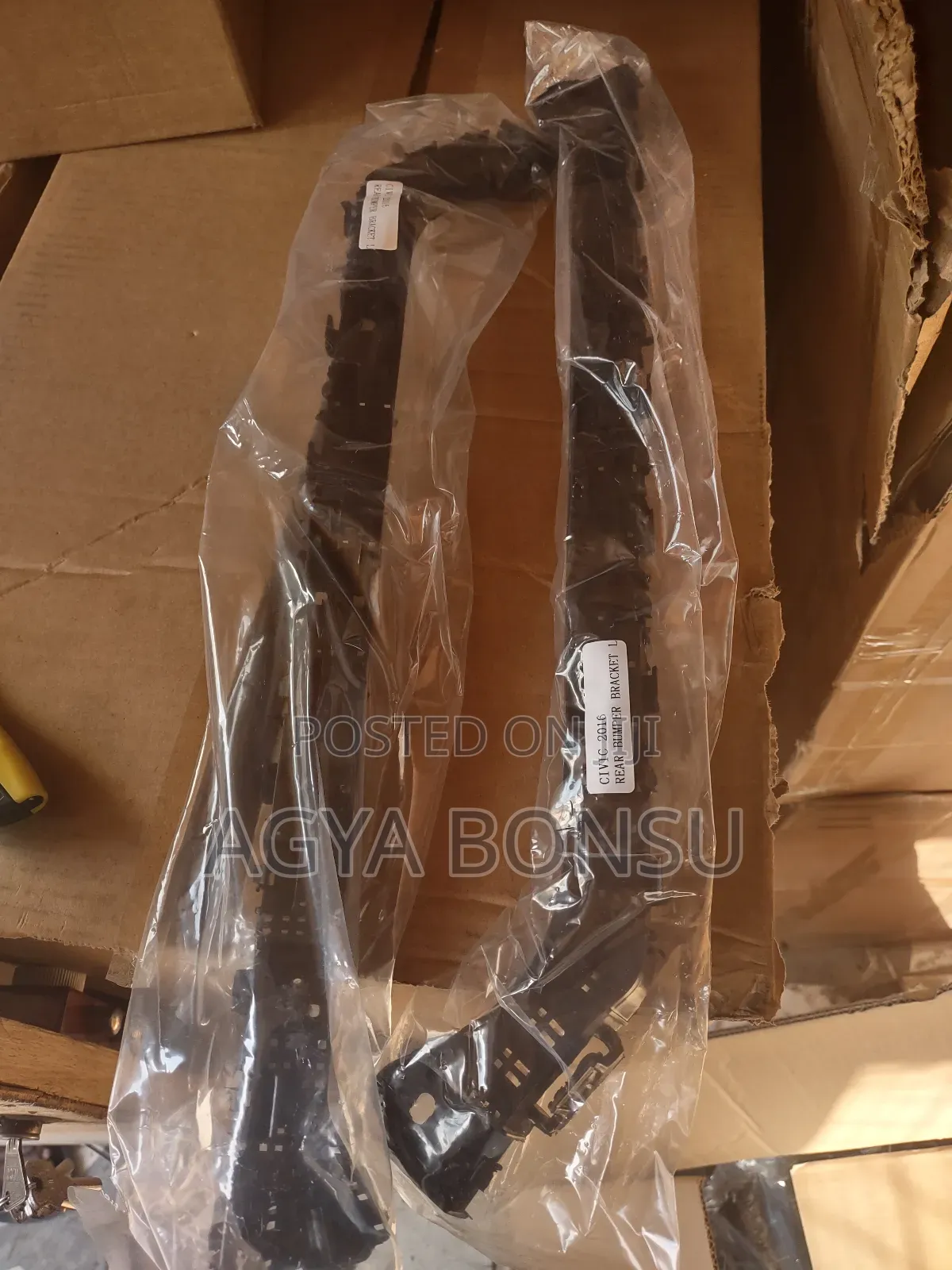2016 17 2021 Honda Civic Rear Back Bumper Bracket Locker