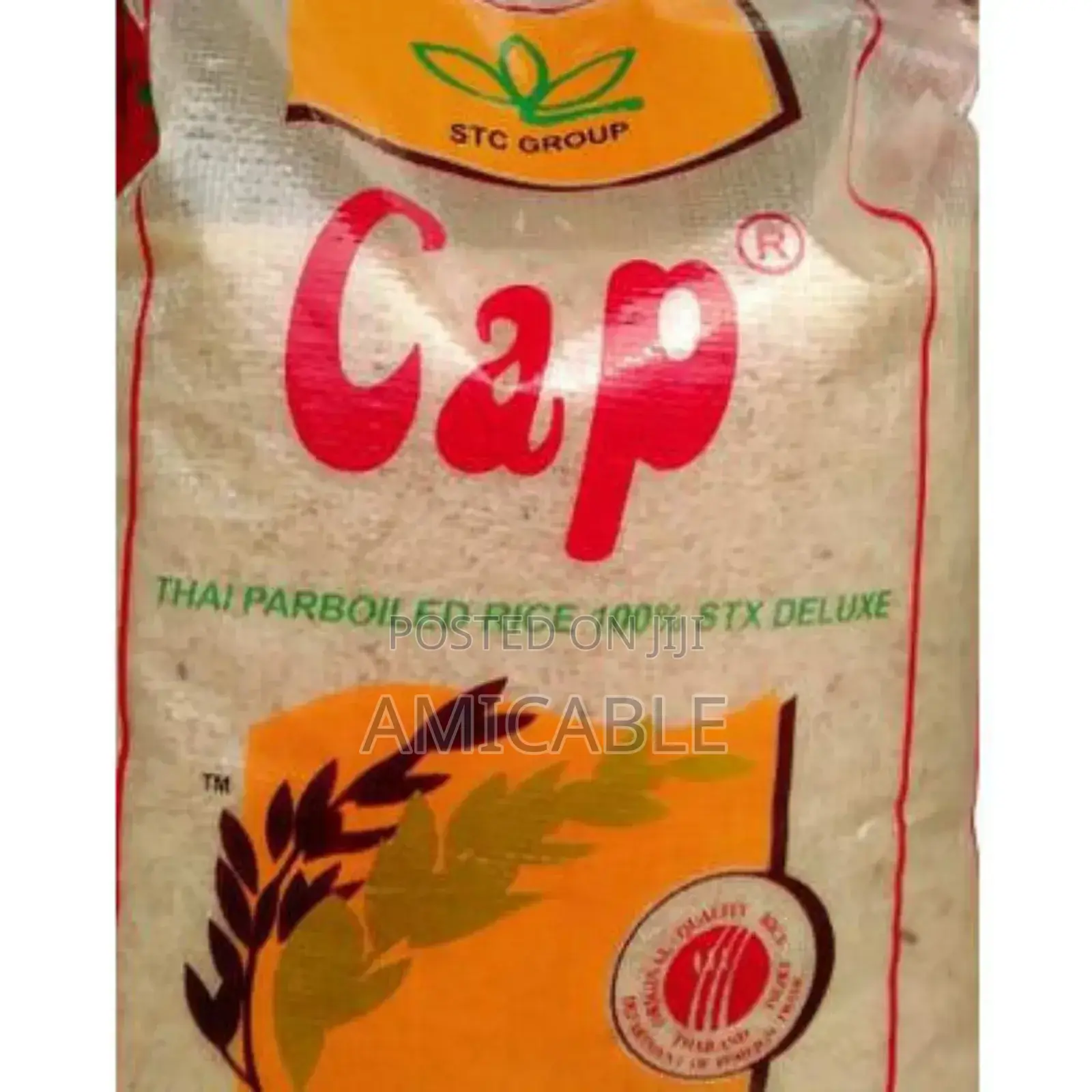 Cap Parboiled Rice 25kg