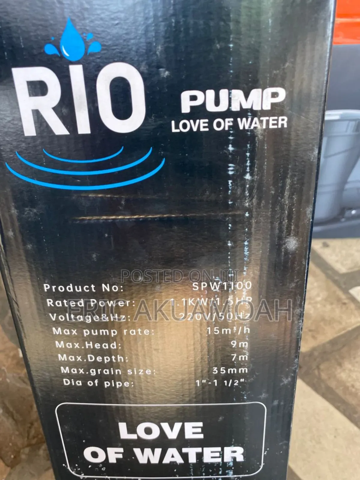 Rio 1.5hp Sewage Pump
