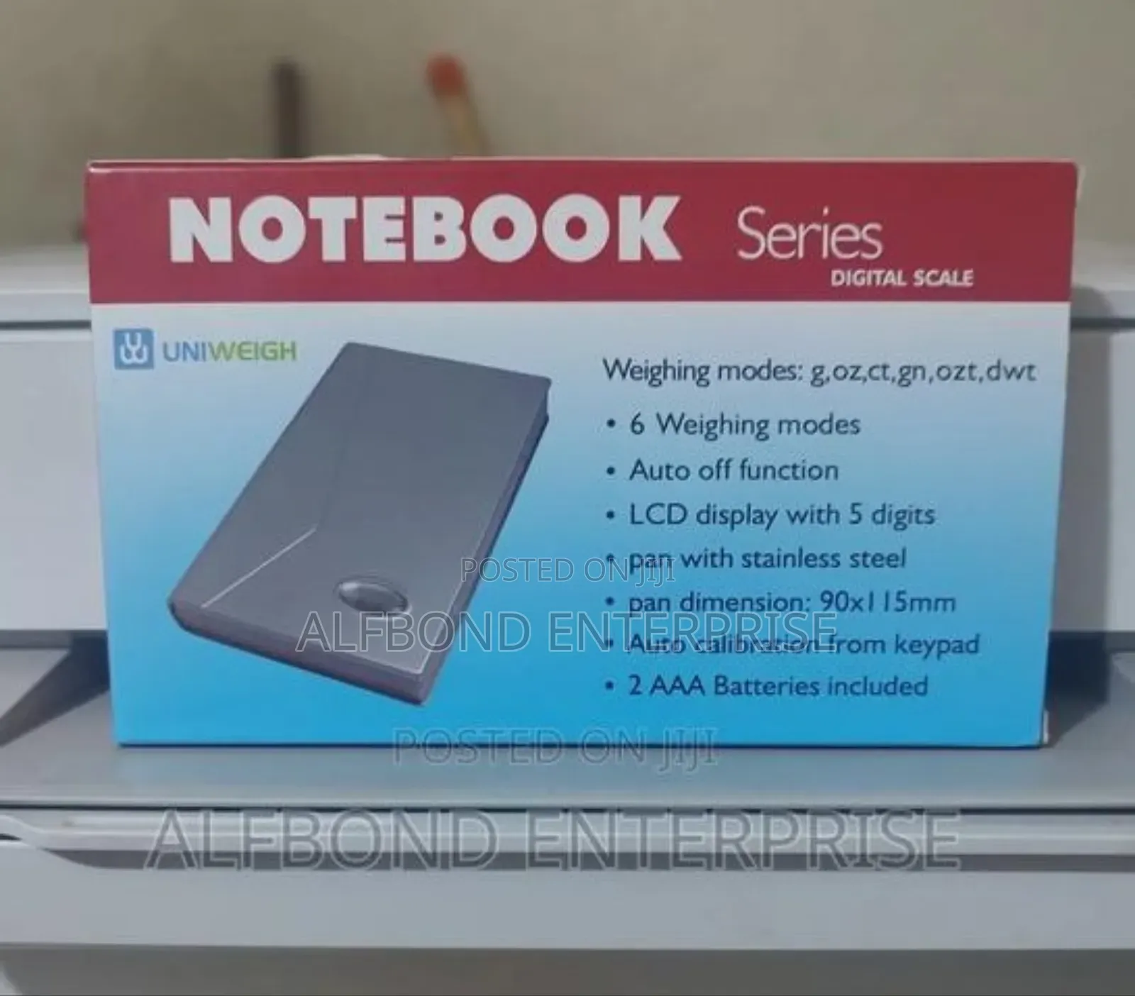 Notebook Digital Scale