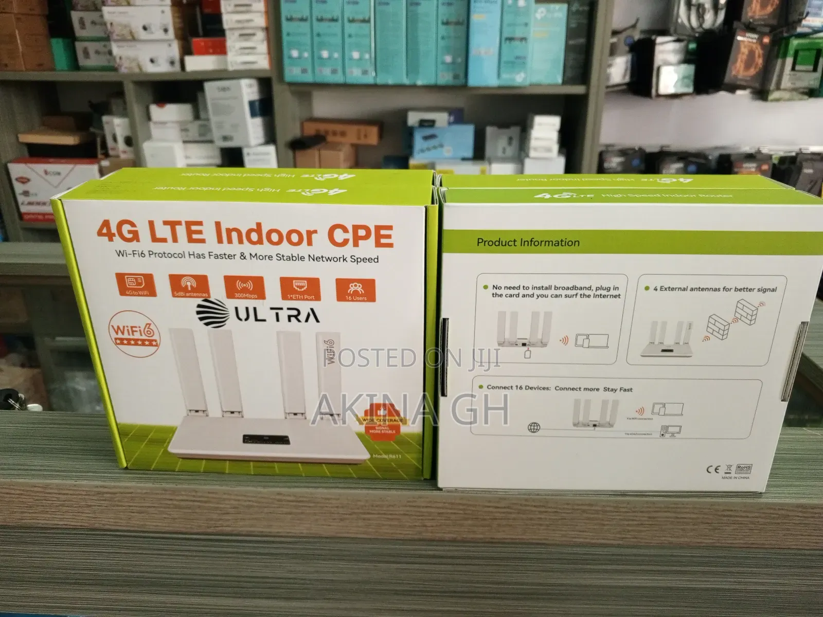 Ultra 4g Lte Indoor Cpe Universal Sim Wifi 6 Router