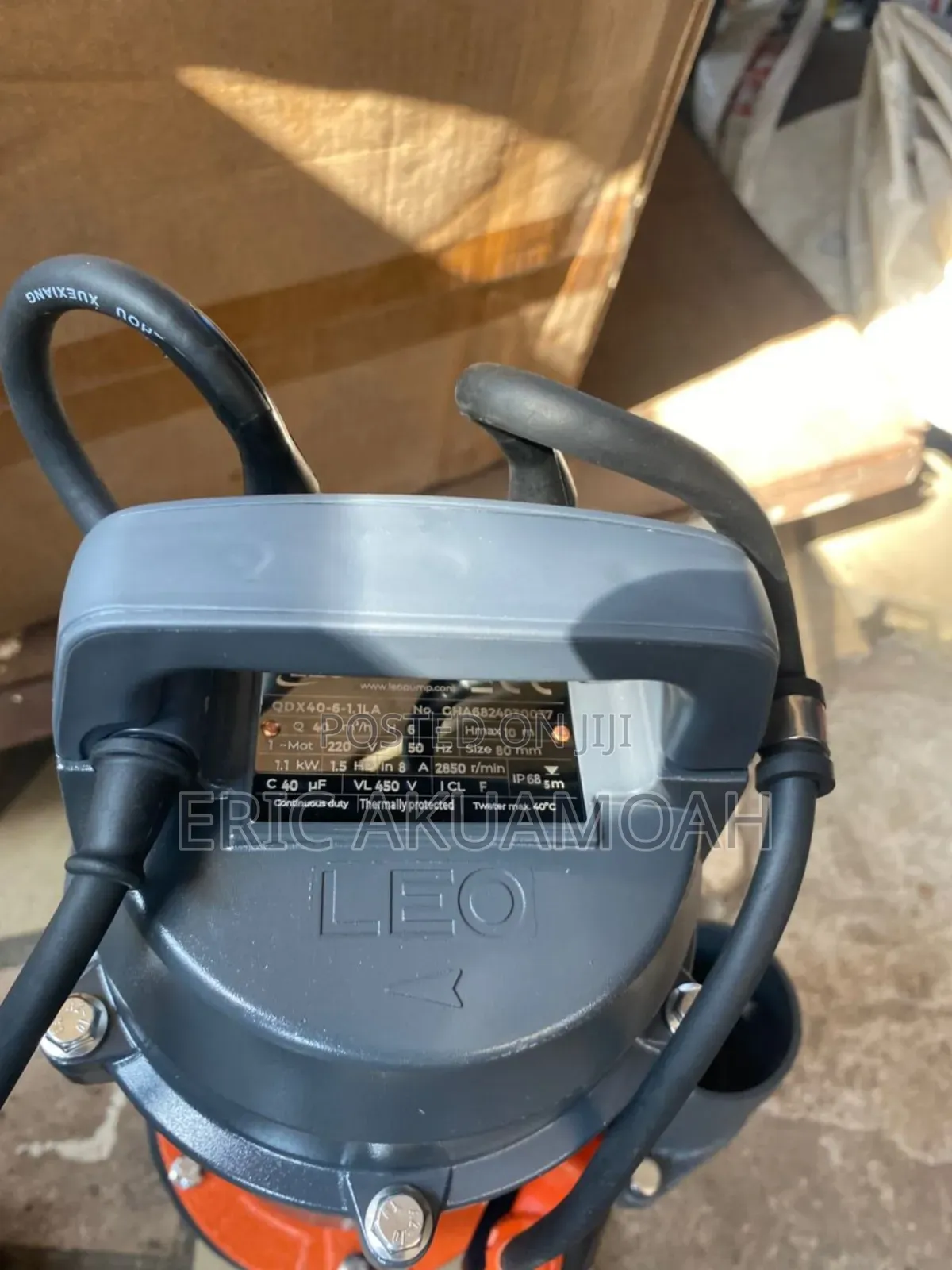 Leo QDX 1.5hp 3" Outlet