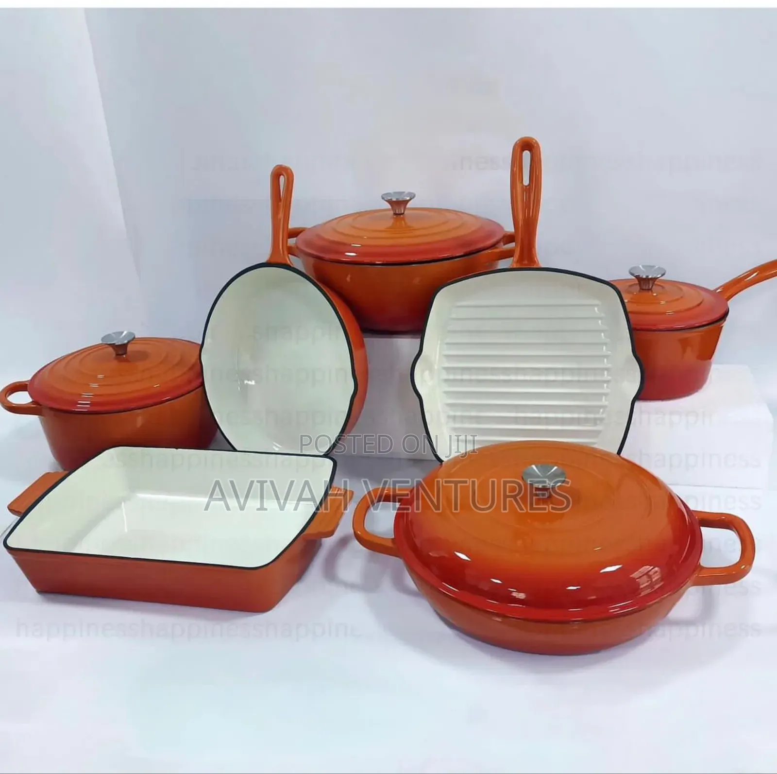 Cast Iron Cookware 11pcs