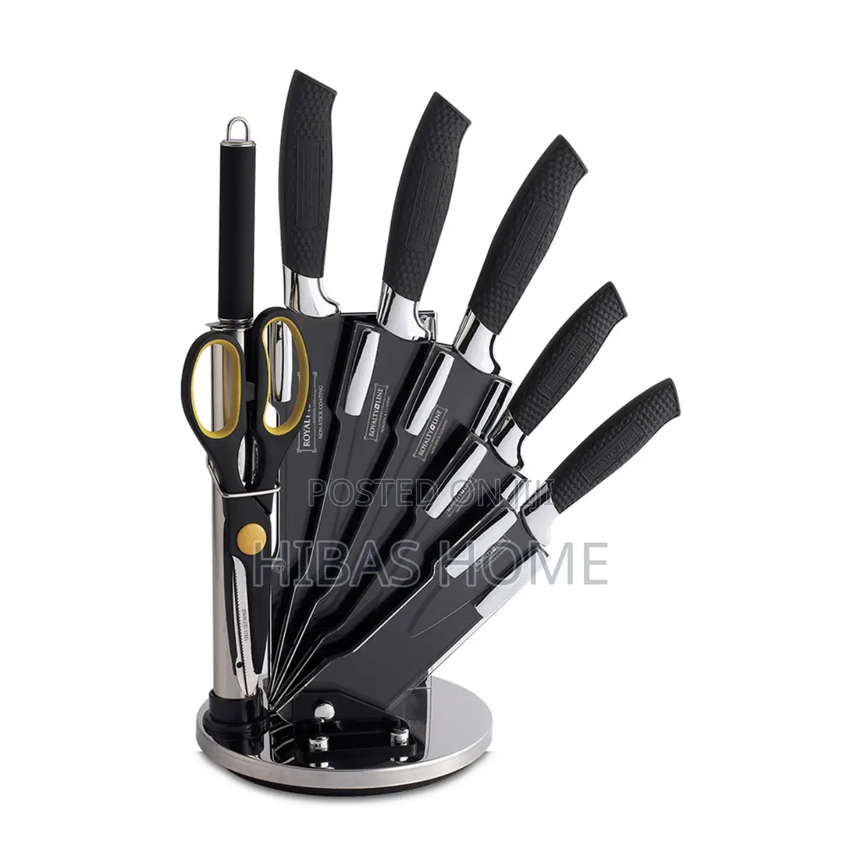 Royalty Line 8pcs Knife Set With Acrylic Stand