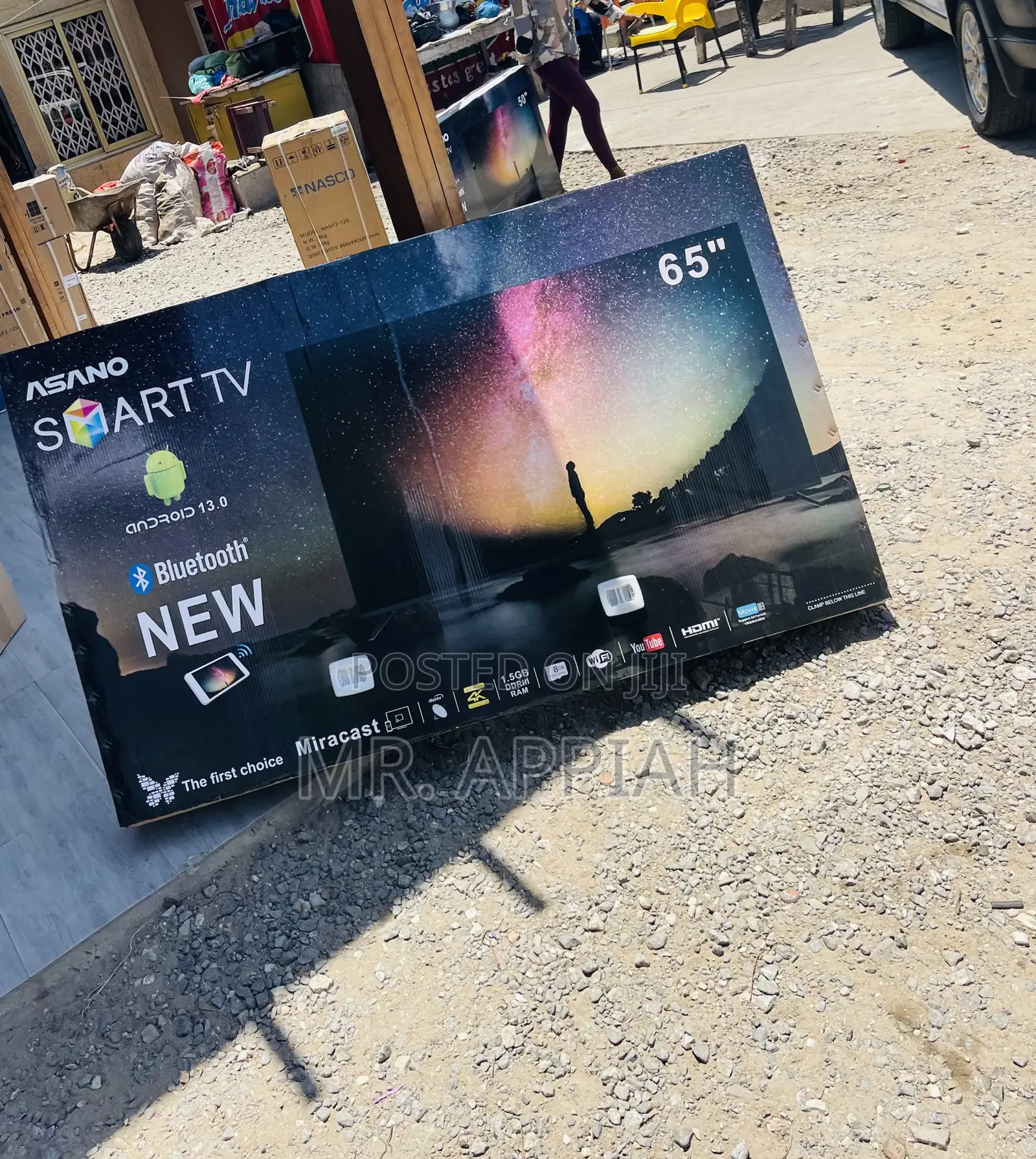 Get Unique Asano 65” Uhd Smart Television(Black).