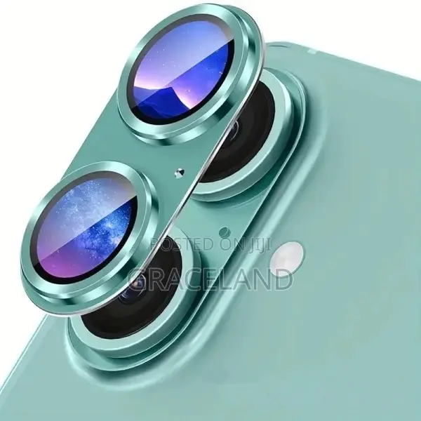 Metal Tempered Glass Camera Lens Protector for 16/16 Plus