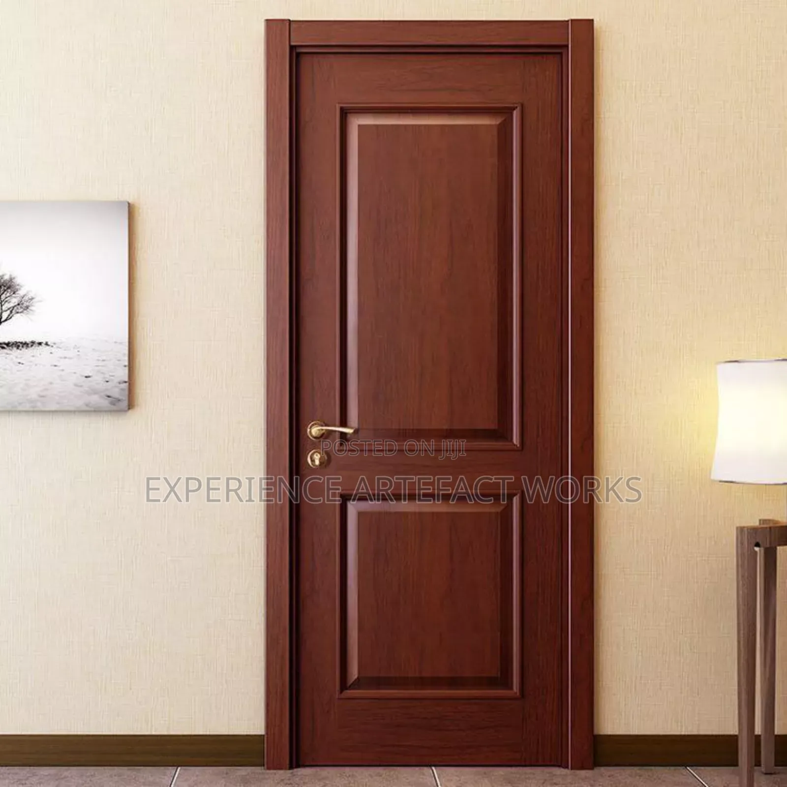 Dark Brown Door
